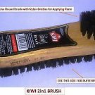 Kiwi 2 In 1 Shoe Polish Brush FOR SHOE POLISHING | Nylon BRUSH) Free Shipp