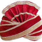Kalra Creations Men Pagri Indian Handmade Wedding Groom Turban Maroon Safa 7 (22
