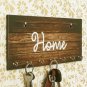Peace and delight I find in my home, eCraft India Brown and White Wooden Key hol