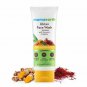 2 x Natural Face Wash for Dry Skin with Turmeric and Saffron for Tan removal and