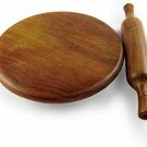 Wooden Chakla Serving Board Round Chapati Chakla, Perfect for making Chapati at