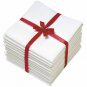 12 PC HANDKERCHIEF WHITE PLAIN PURE SOFT COTTON HANKIES GIFT FOR MEN'S DHL EXPRS