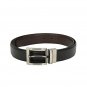 Calvadoss Men Black and Brown Reversible Textured Belt(All sizes are available)