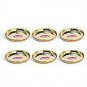 Shripad Steel Home Miniature Brass Plates Set of 6