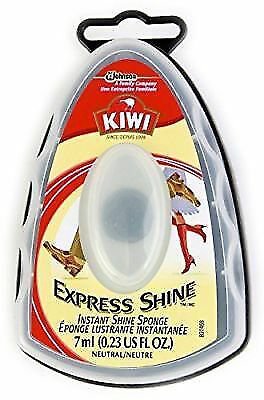 Kiwi Express Shoe Shine Sponge, 0.2 fl oz, Neutral,  shoe shiner  FREE SHIPPING