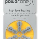 6 × Power One Hearing Aid Batteries SIZE P 10 Free Shipping
