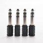4X 3.5mm Female to 6.5mm Male Stereo Mic Audio Earphone Jack Adapter Converter