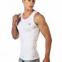 Lux Cozi Men's Cotton Vest Plain In White Colour Cut Sleeveless Tank TOPS FS