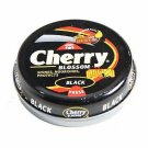 Cherry Blossom Black Shoe Boot Polish Rich Shine Nourish Leather Shoes 40gm FS