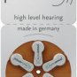 6 &Atilde;� Power One Hearing Aid Batteries SIZE p312 Free Shipping