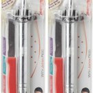 Pigeon Pack of 2 (Steel Grip) Stainless Steel Gas Lighter (Silver,Pack of 2)