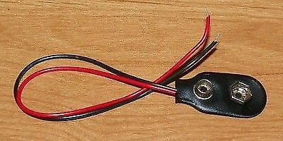 9 Volt Battery Snap-on Clips With Holder Cable Terminal Connector BUY 1 GET 2