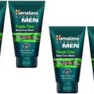Himalaya Herbals Men Pimple Clear Neem Face Wash (50 ml) - Pack of 4