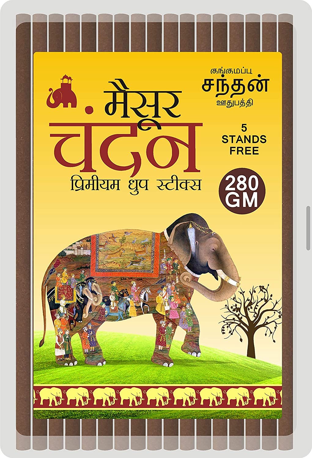 Parag Fragrances Mysore Chandan Real Sandalwood Dhoop Sticks 280gm