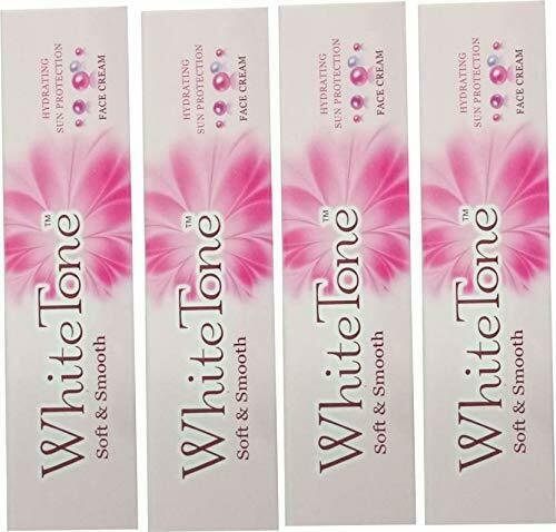 White Tone Soft and Smooth Face SKIN Cream (25 g) Pack of 4, free shipping
