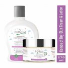 Donum Naturals Dry Skin Moisturizing Cream & Massage Oil in Lotion Combo For Baby - 220 ml & 50 gm