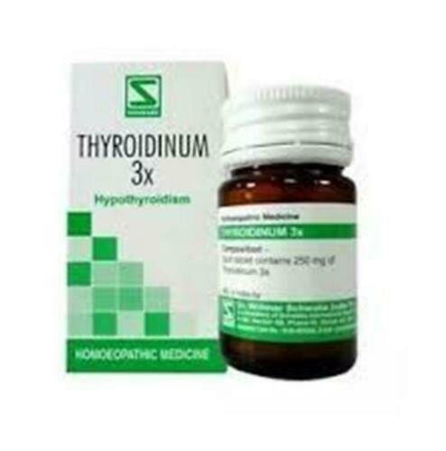 Dr. Willmar Schwabe THYROIDINUM 3X Tab used in homoeopathy Free Ship
