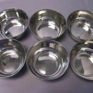 Stainless Steel katori Multipurpose BOWL Soup Desert Vegetable utensil 12 Pcs FS