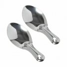 2 Piece Stainless Steel Idli Spoon cutlery items Serving Spoon Oval Shape Spoon