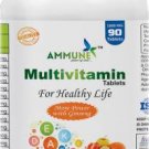 AMMUNE Multivitamin 100% Safe antioxidants Vitamin Supplement 90 Tablets