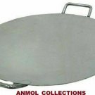 Stainless Steel Round Pav Bhaji Tawa Tava 18" Inch Commercial Purpose