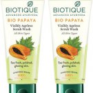 BIOTIQUE BIO Papaya Exfoliating 100 ml X2 Face Wash  (200 ml) SKIN CARE