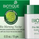 BIOTIQUE Bio Morning Nectar Eye SKIN Cream and Sunscreen - SPF 30 PA+  (15 g)