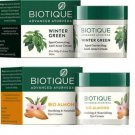BIOTIQUE WINTER ANTI-ACNE SKINCREAM,15gm & BIO ALMOND  EYE CREAM,15gm  (2 Items