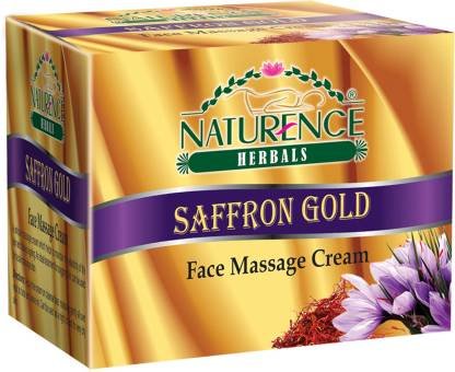 Naturence Harbal Saffron Gold Face Massage SKIN Cream 60gm  (60 g)
