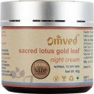 Omved Sacred Lotus Gold Leaf Anti-Ageing Night SKIN Cream  (40 g)