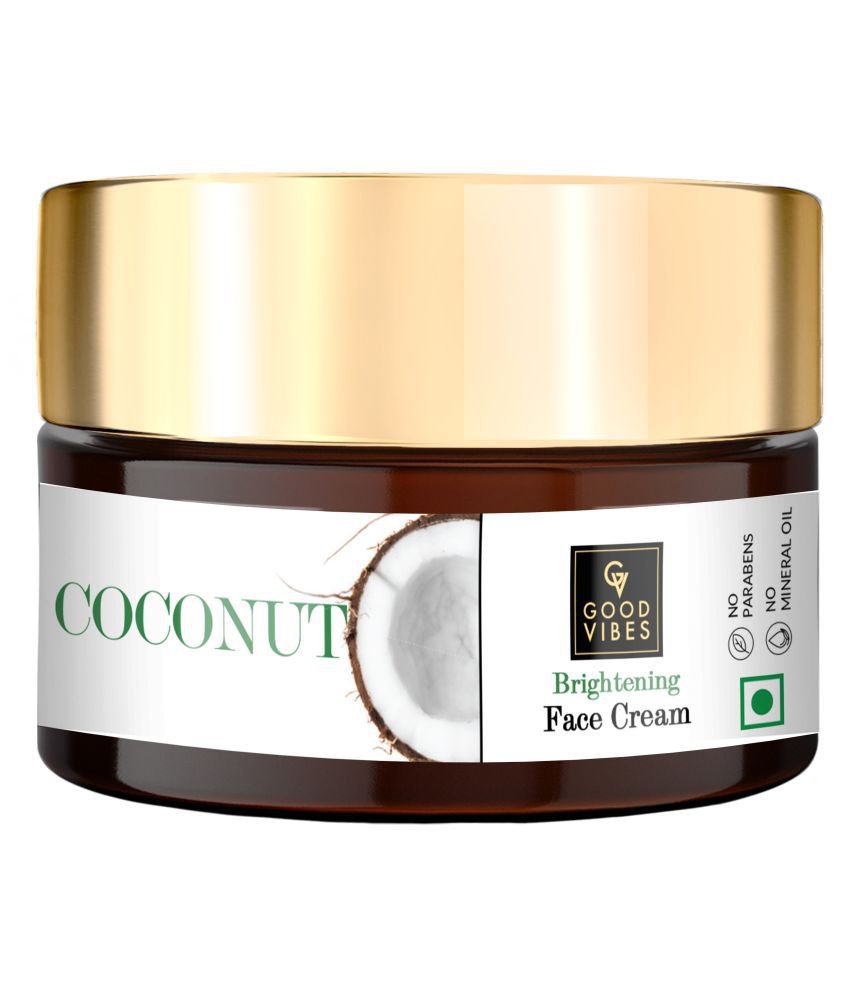 Good Vibes Brightening Face SKIN Cream - Coconut (100 g)