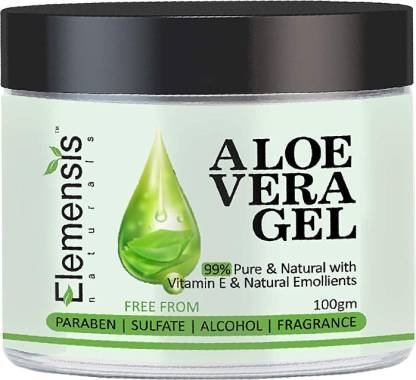 Elemensis Beauty Gel for Face Glow, Hair Growth Skin Moisturizer(100gm, Pack Of 2)
