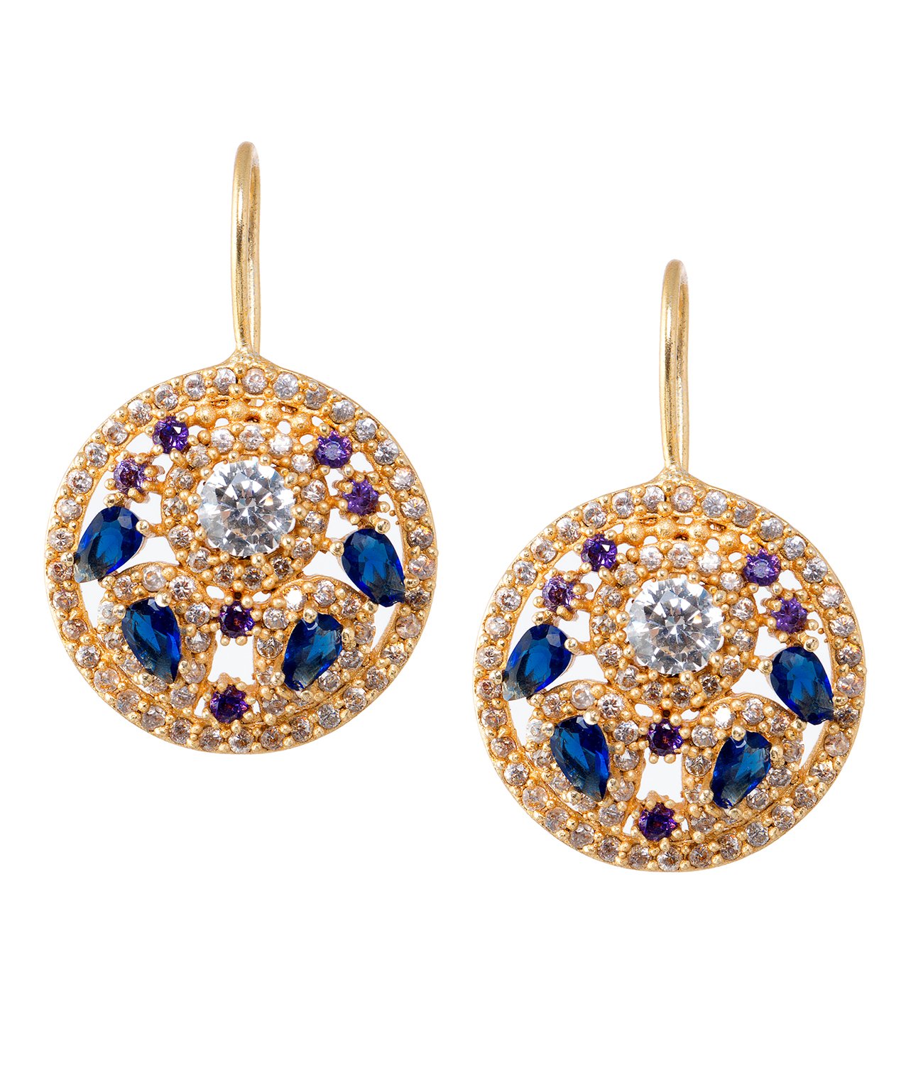 NAAZ BLUE SAPPHIRE (EARRING 2N)