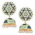 KAMAL JHUMKI GREEN (EARRING 2N) KAMAL JHUMKI GREEN (EARRING 2N)