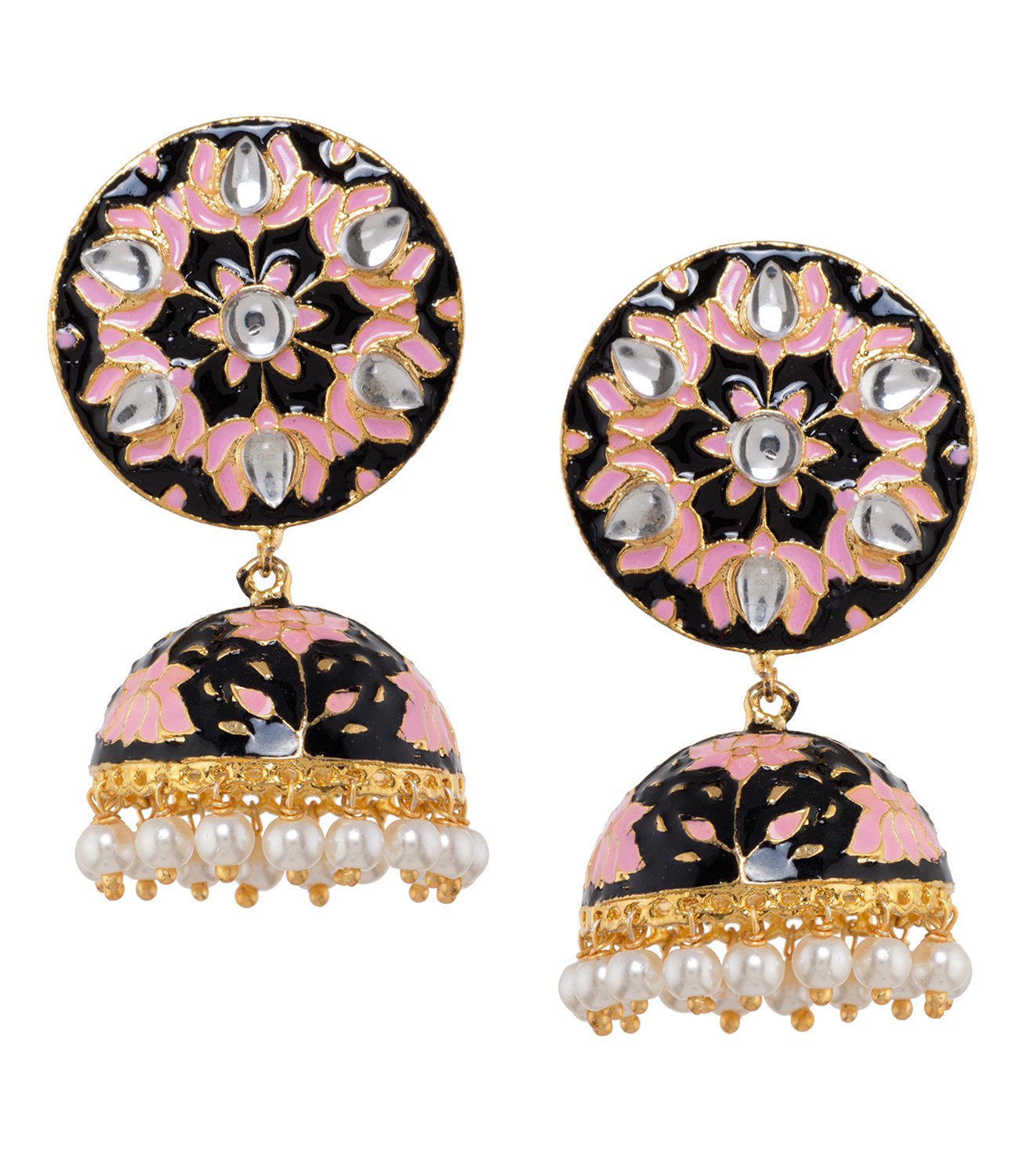 KAMAL JHUMKI PINK (EARRING 2N)