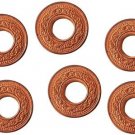 SHRI ANAND Copper Coins With Hole Decorative Showpiece - 2 cm  (Brass, Copper)
