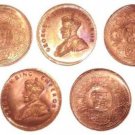 S.S Collection Fengshui Copper Coins Showpiece - 5 cm  (Bronze, Copper)