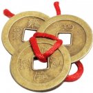 numeroastro Feng Shui Lucky Coins For Good Luck 3 Pcs - 3.5 cm  (Copper, Gold)