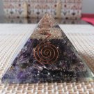 REAL AMETHYST ORGONITE PYRAMID (7 CM) REAL AMETHYST ORGONITE PYRAMID (7 CM)