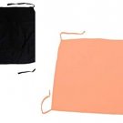 PLANET 007 Pack of 2 Sikh Cotton Patka 50 cm X 65 cm Headwear Small Scarf 4 Strings Black and Orange