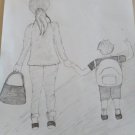 THE MUM AND THE SCHOOL GOING BOY