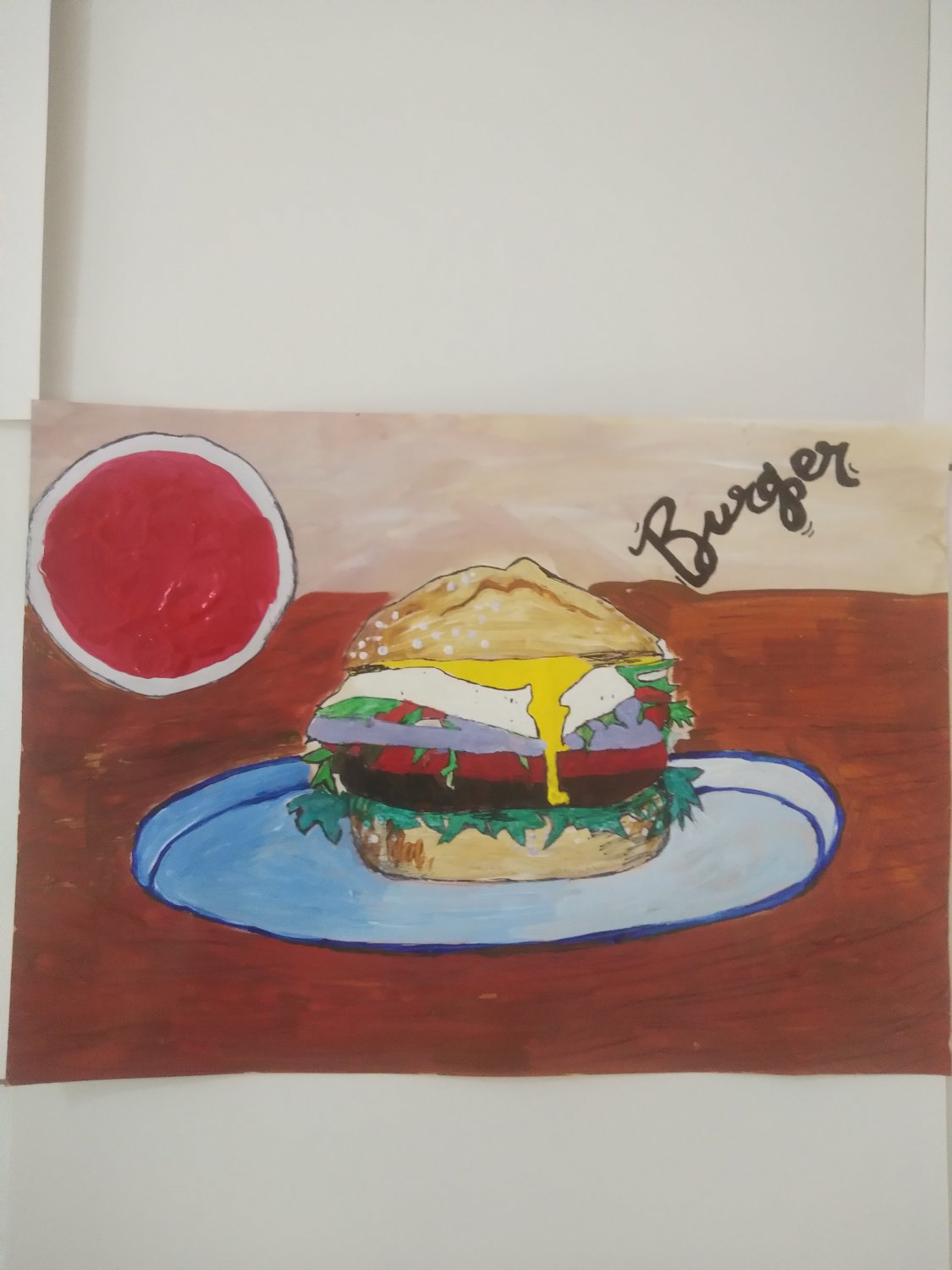 BURGER KETCHUP CARD