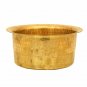 Indian Pure Brass Handmade Biryani Tope 5 Liter Cooking Pot Patila Bhagona