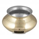 Brass Kalai Punjabi Handi Patili For Cooking & Serving Brass Dishes 2800 ML
