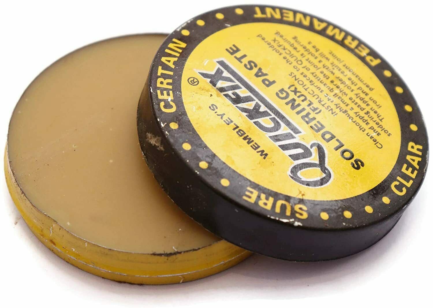 2 x Electronic spices Quickfix Solder Paste Flux brown rosin-rich paste 100 gm