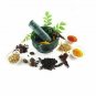 Green Marble Okhli Set Marble Mortar Pestle Set Spice Mixer Spice Grinder Set