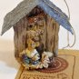 Boyds Bears Mini Birdhouse Christmas ORNAMENT 2002 BETSEY Betsy Ross 654452-1