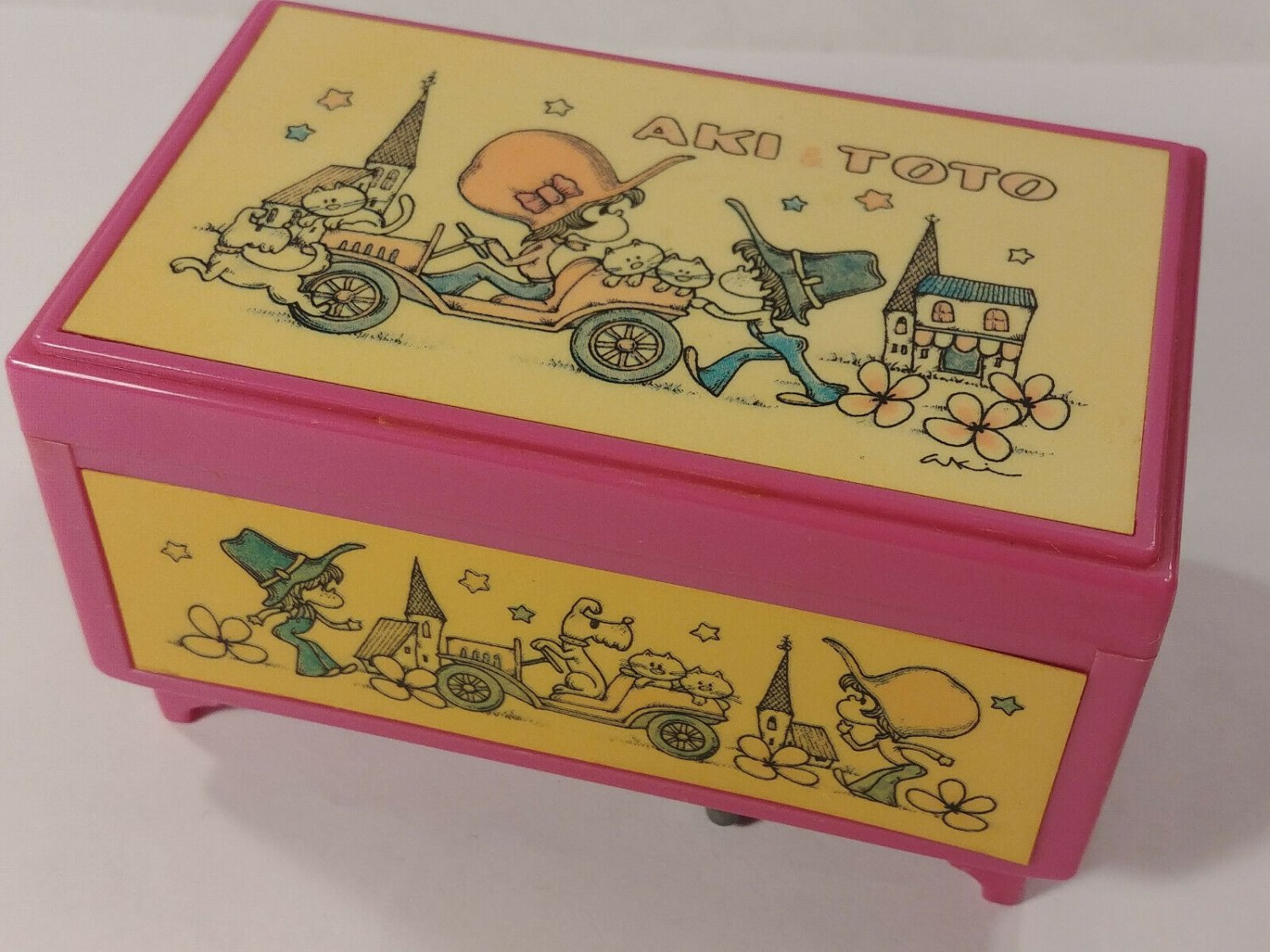 LADY MATE Mirror Music Box HappyMate 5 Japan AKI & TOTO Plays SPEAK