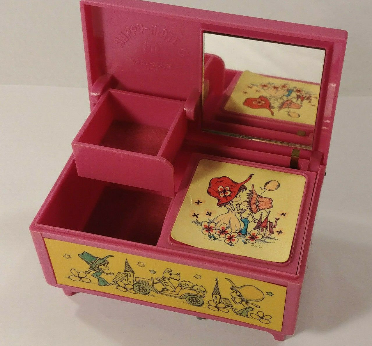 LADY MATE Mirror Music Box HappyMate 5 Japan AKI & TOTO Plays SPEAK