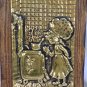 Wood Wall Plaque Metal Hook Key Hanging Storage Holly Hobbie? Stove Cook Decor